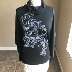 Black & silver festive sweater